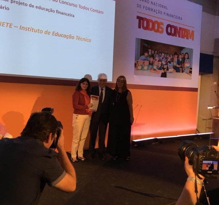 INETE vence prémio na 6.ª EDIÇÃO DO CONCURSO TODOS CONTAM
