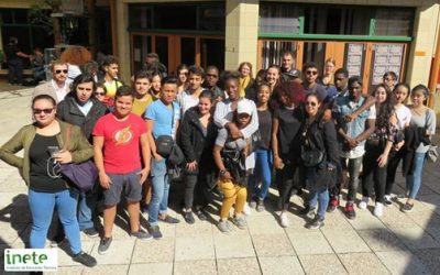 Visita de escola de Paris ao INETE