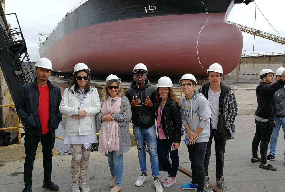 TM16 visita a LISNAVE, a Solisforme e a Fábrica de molas ELOS