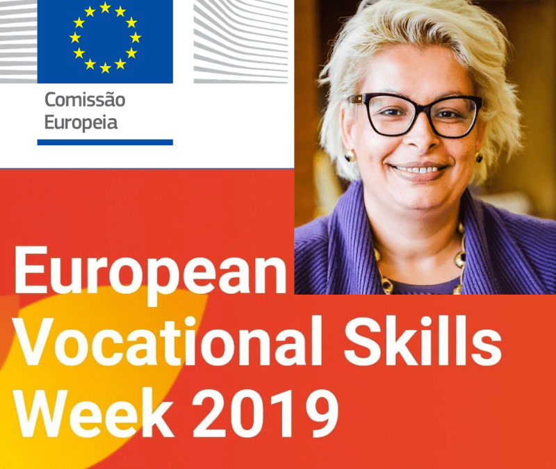 COMISSÃO EUROPEIA NOMEIA Teresa Do Rosário Damásio COMO EMBAIXADORA DA SEMANA EUROPEIA DA FORMAÇÃO PROFISSIONAL 2019