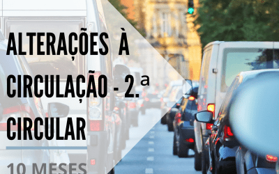 Esclarecimento da Direção Municipal da Mobilidade, da Câmara Municipal de Lisboa – Requalificação da 2ª Circular | Sentido Aeroporto – Benfica – Troços 4 e 5