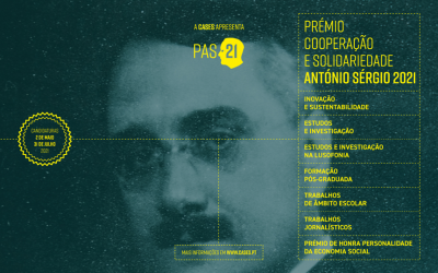 Prémio Cooperação e Solidariedade António Sérgio 2021 | PAS´21