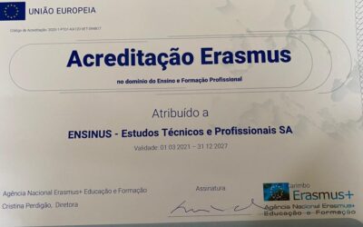 Acreditação Erasmus no domínio do Ensino e Formação Profissional para o período 2021-202